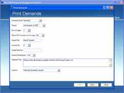 Demands interface wizard